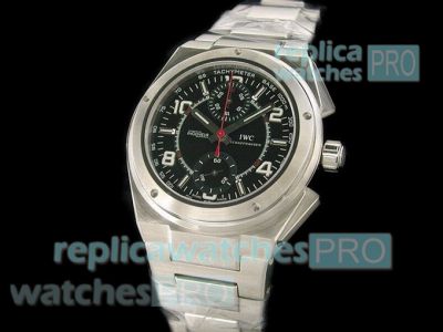 IWC Ingenieur Automatic Chronograph Black Dial Watch